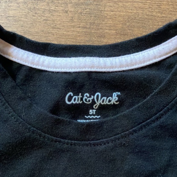 Cat & Jack Halloween 🎃 t-shirt black - Picture 3 of 3